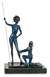 Homage To Fashion by Salvador Dali - Bronze Sculpture sized 13x20 inches. Available from Whitewall Galleries