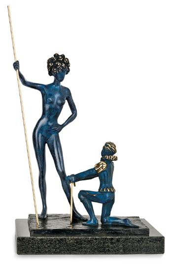 Homage To Fashion by Salvador Dali - Bronze Sculpture